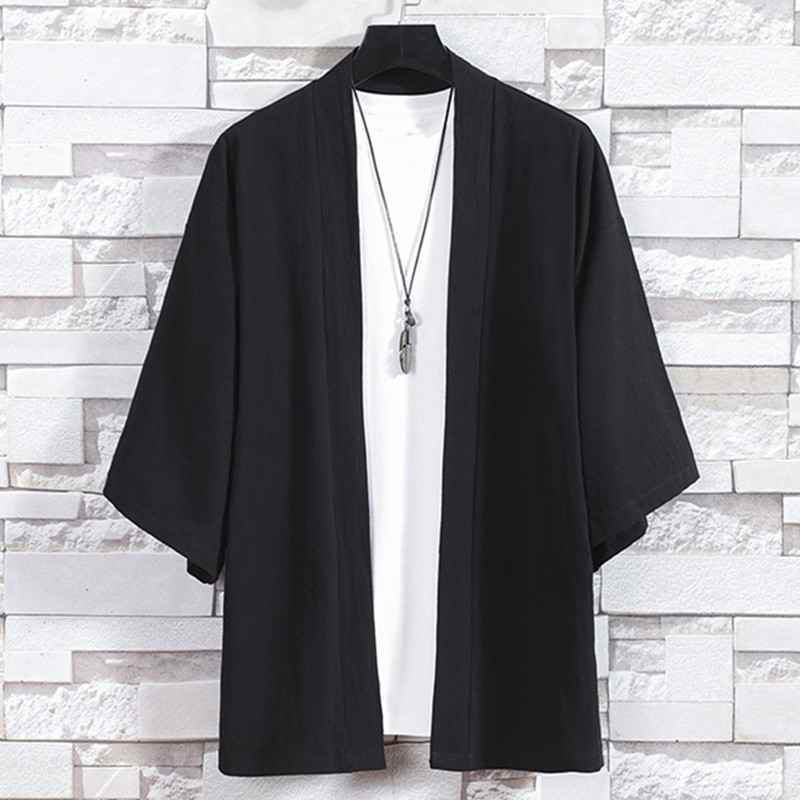 Haori Japanese Jacket - Мужское кимоно, кардиган, японские куртки, повседневная