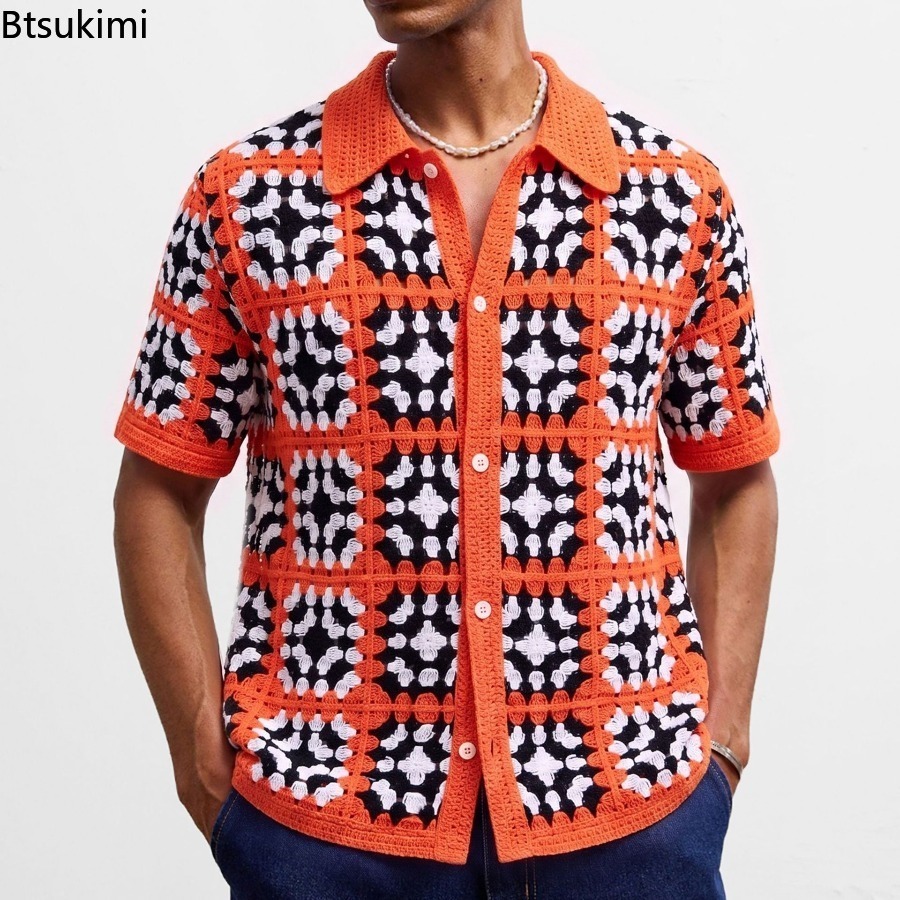 Urban Ethnic Fashion - Новые мужские трикотажные кардиганы в стиле