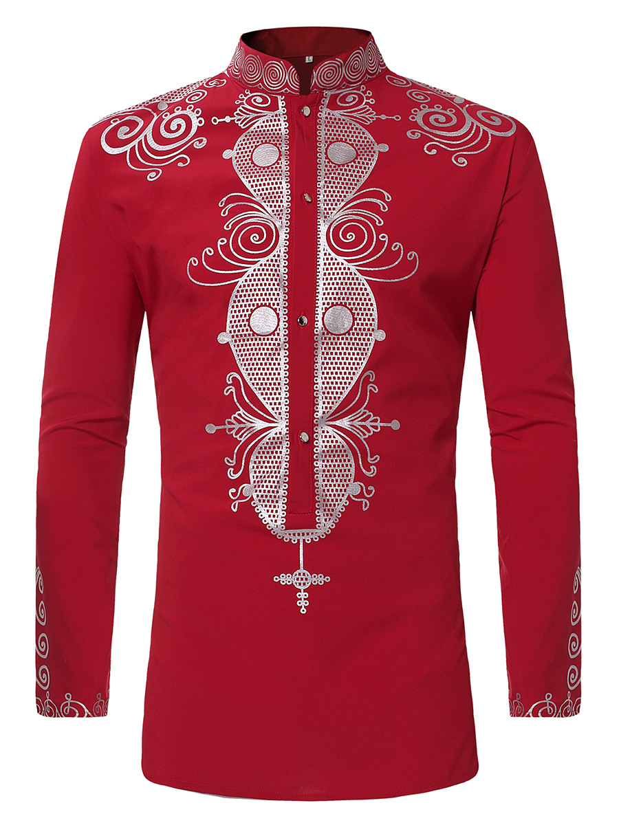 Dashiki Shirt Men - Африканская одежда для мужчин Дашики, летние