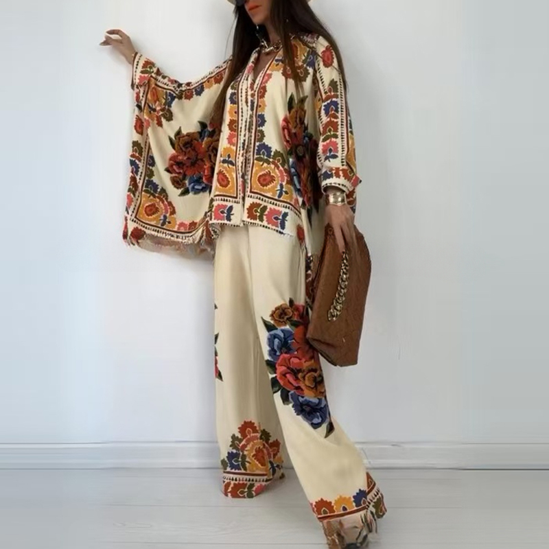 Ethnic Fashion For Ladies - Женский винтажный комплект из рубашки и