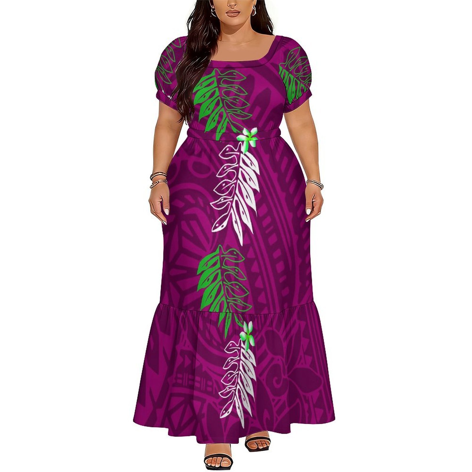 Ethnic Gown - Длинное платье в полинезийском стиле, характерная