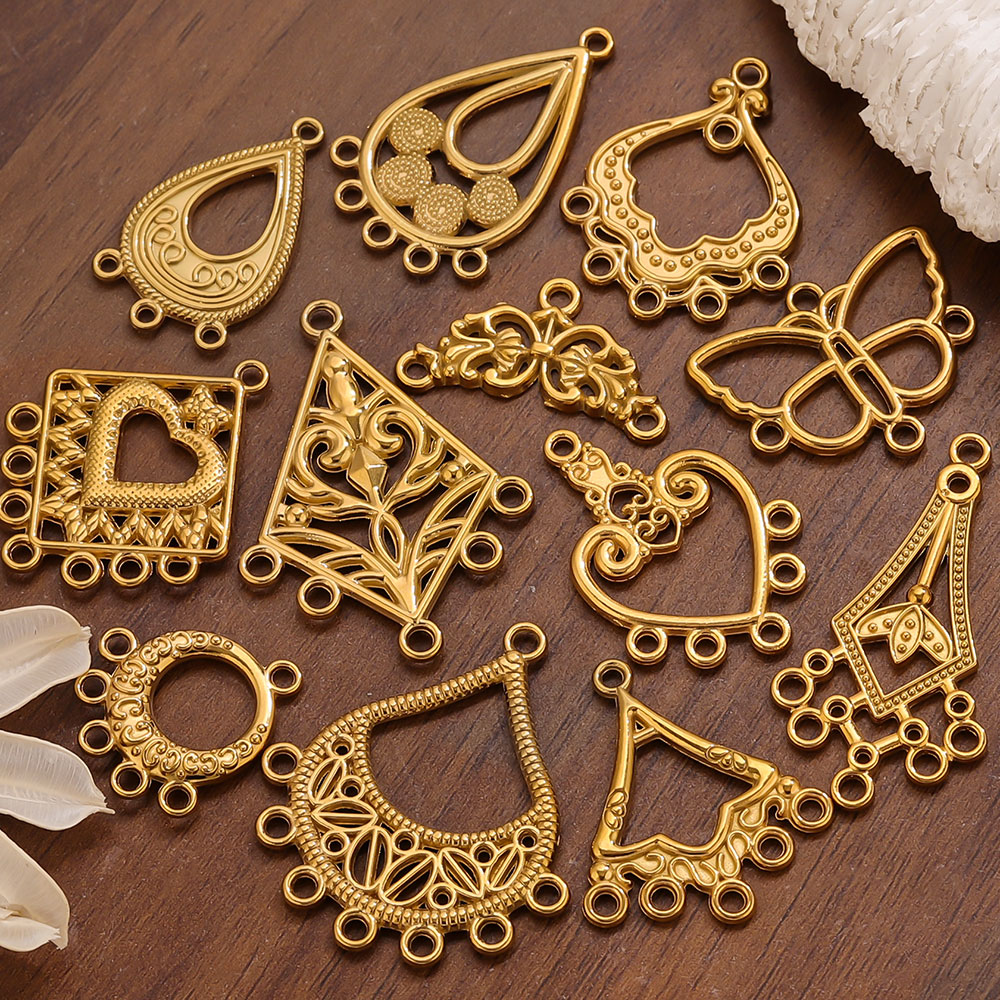 Ethnic Fashion Jewellery - 5 шт. подвесок-коннекторов для серег из
