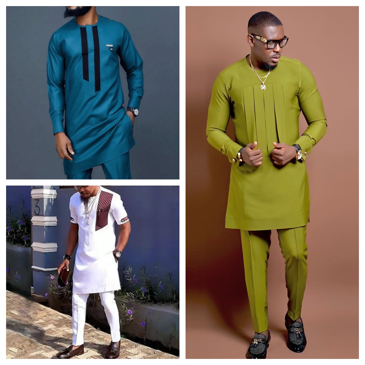 Dashiki Shirt Men - 2024 африканская одежда для мужчин, комплект