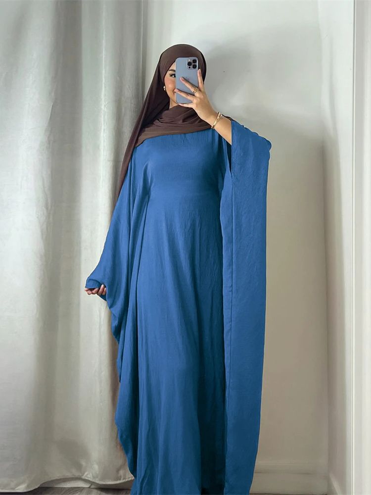 Ethnic Gown - Рамадан Ид Мягкий креп Химар Летучая