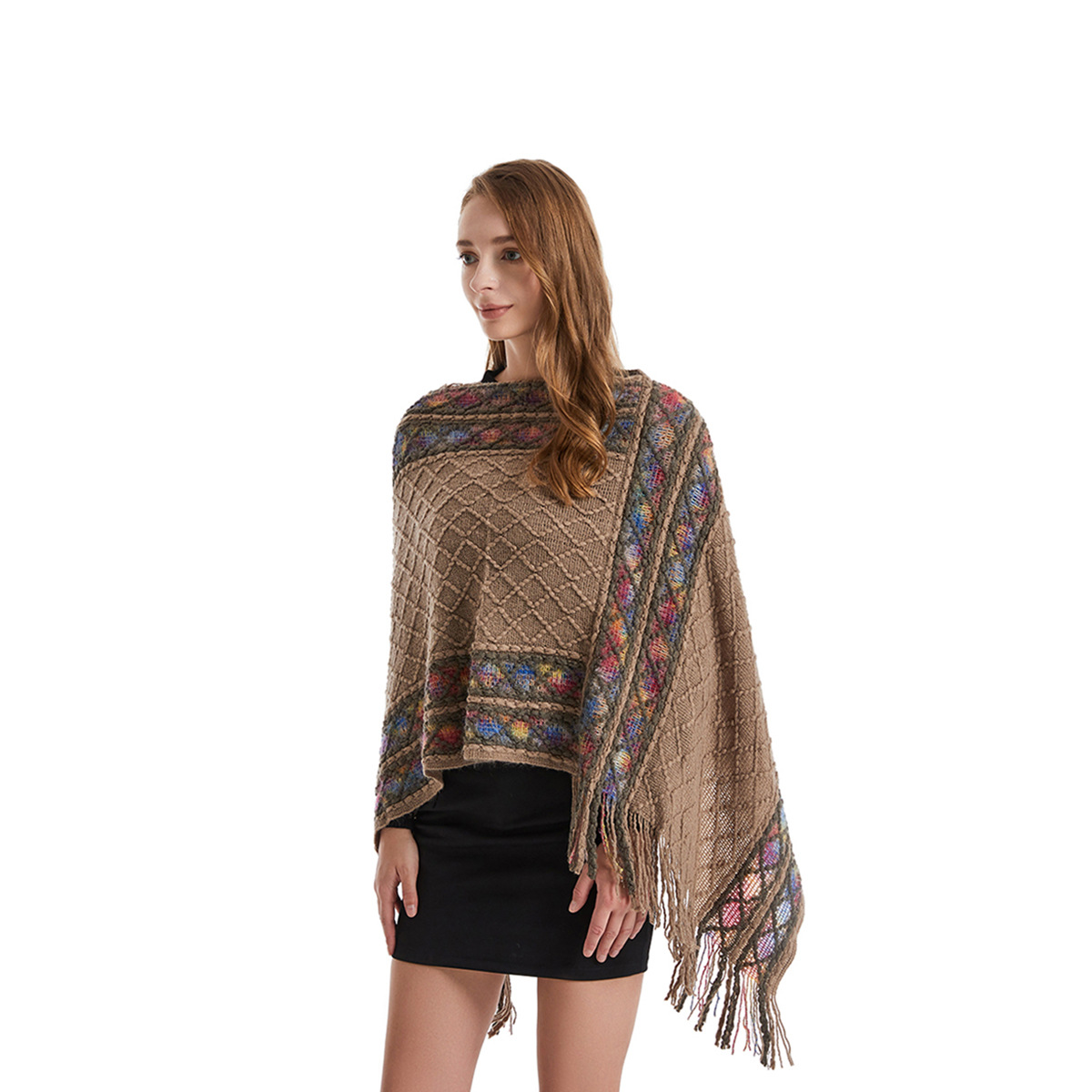 Ethnic Fashion For Ladies - Женское пончо на весну и осень,