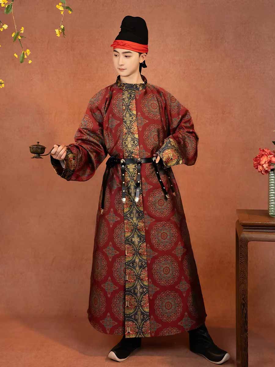 Ethnic Gown - Мужской винтажный халат в стиле династии